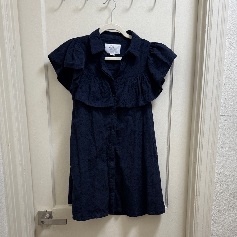 The Shirt by Rochelle Behrens Navy Dress
